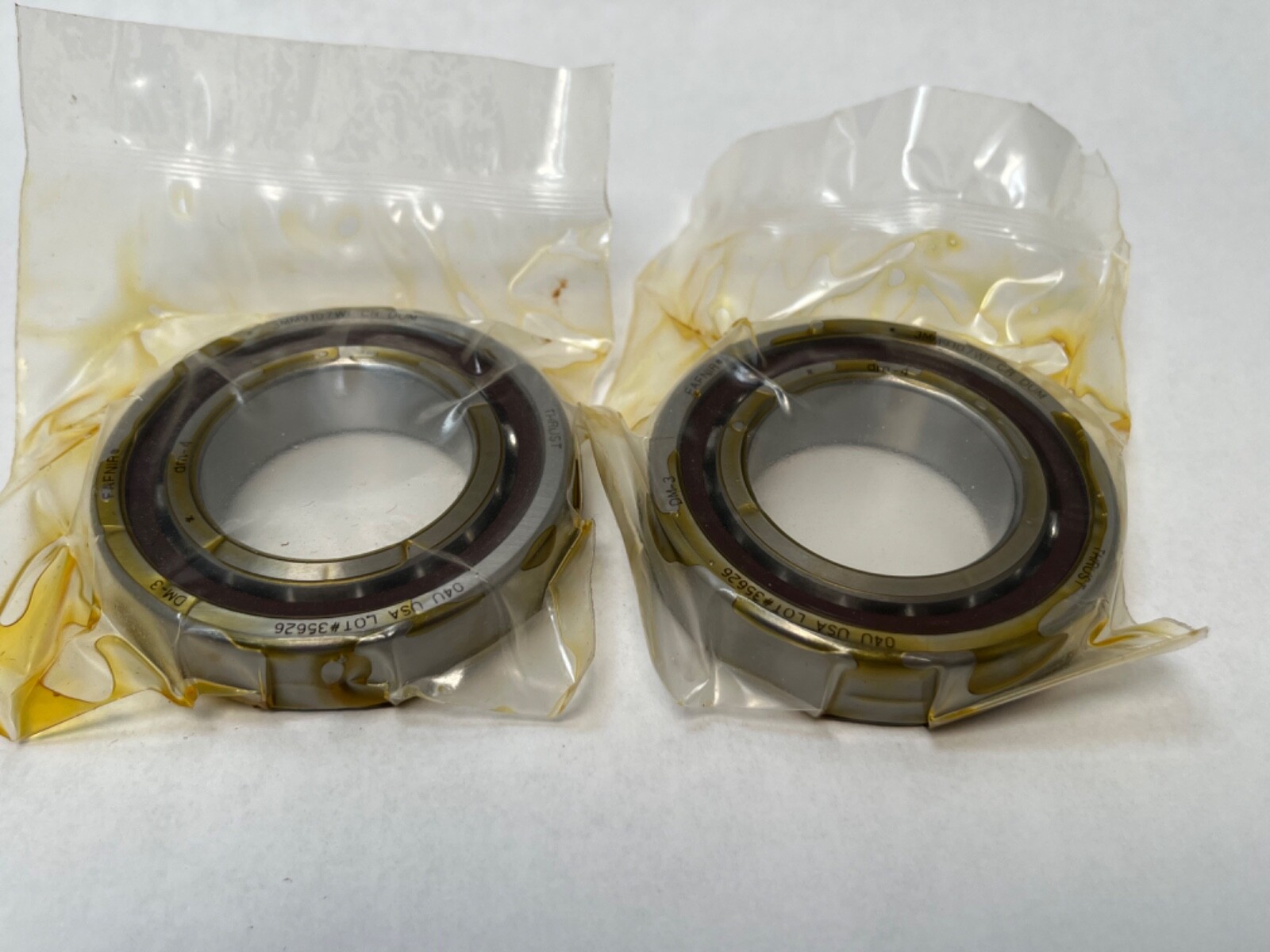 Fafnir 3MM9107WI-DUM Bearing 35x62x14 mm 7007A 7007E 3MM 9107 WI DUM USA 2 Pcs
