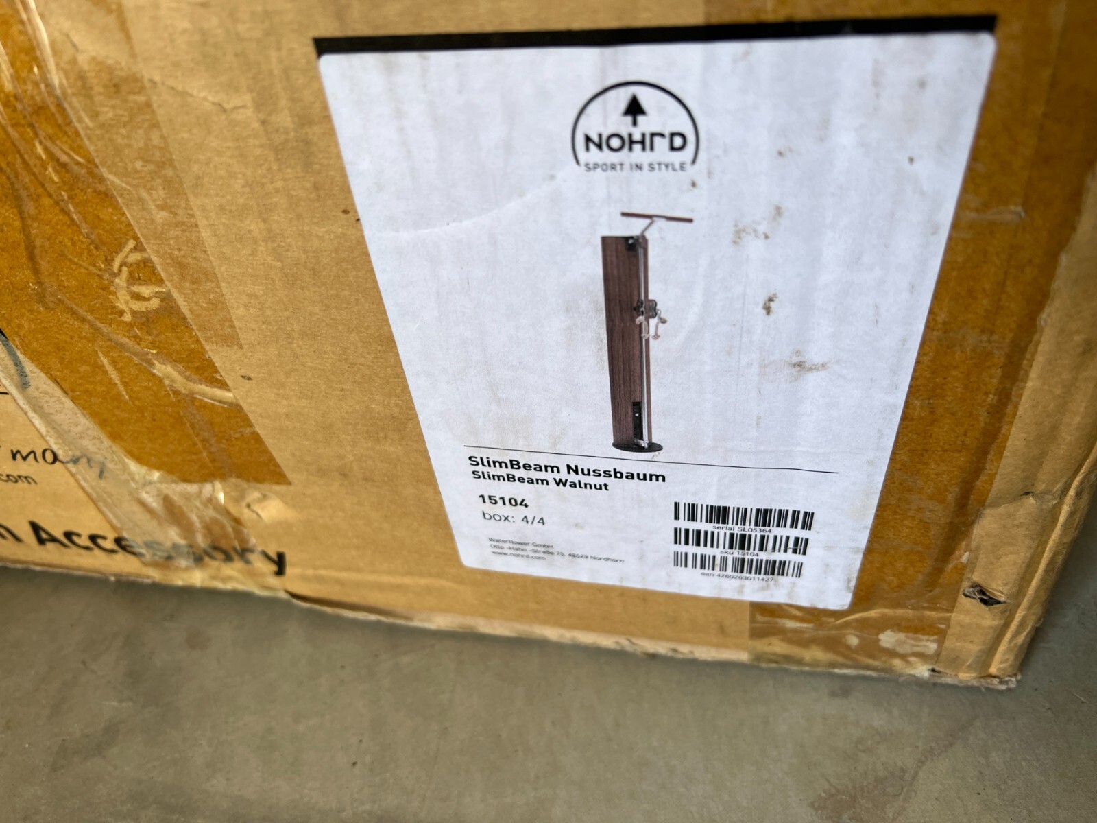 NOHrD SlimBeam Walnut New Pulley Parts Bars and Extra Missing the rest