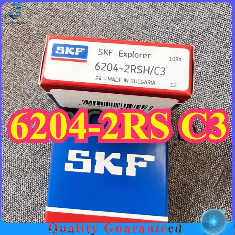 6204-2RS C3 4PCS NEW SKF Rubber Seal Ball Bearing 20x47x14 Fast Shipment