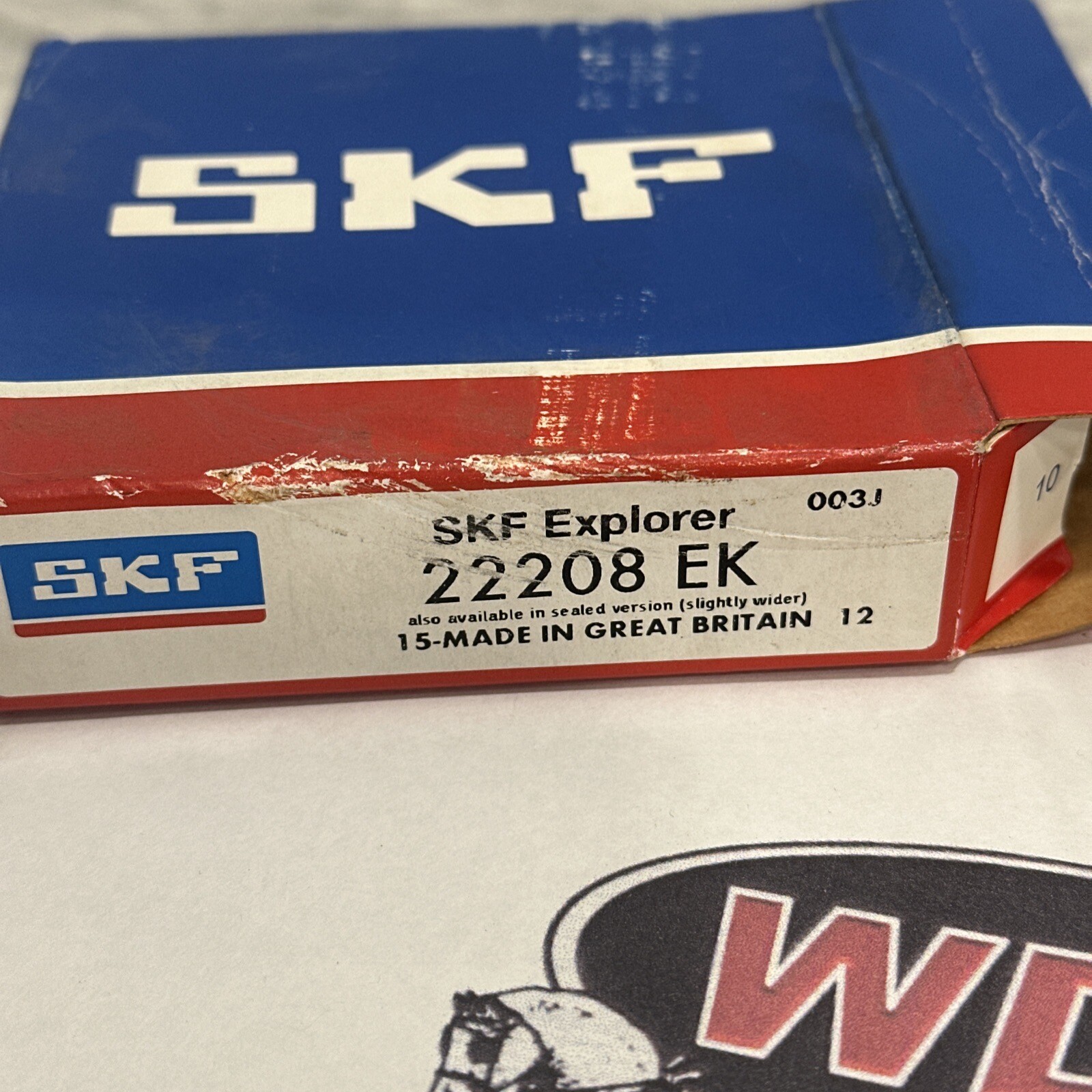 SKF 22208EK Spherical roller bearing with tapered bore 40x80x23 mm