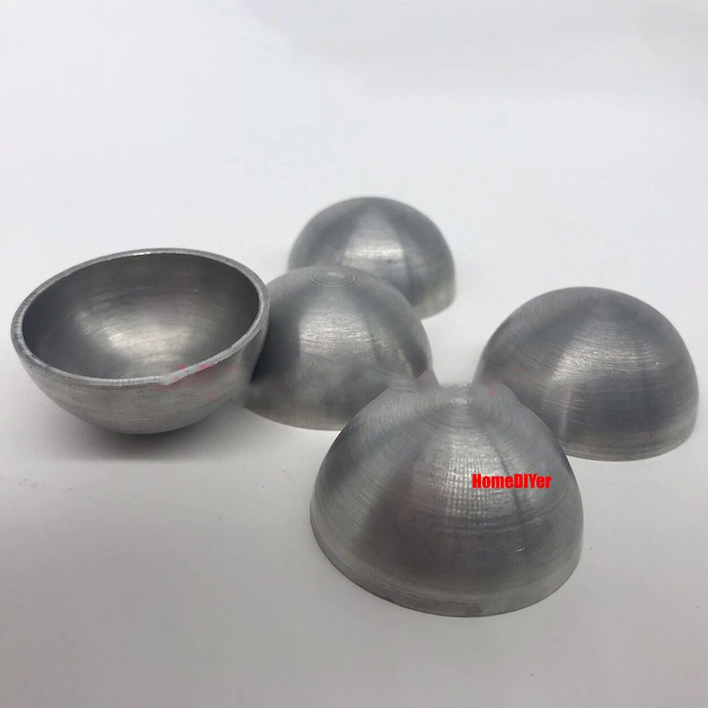 Aluminum Hemispheres Ø 20mm-380mm Metal Hollow Half Ball Alu Round Half Spheres