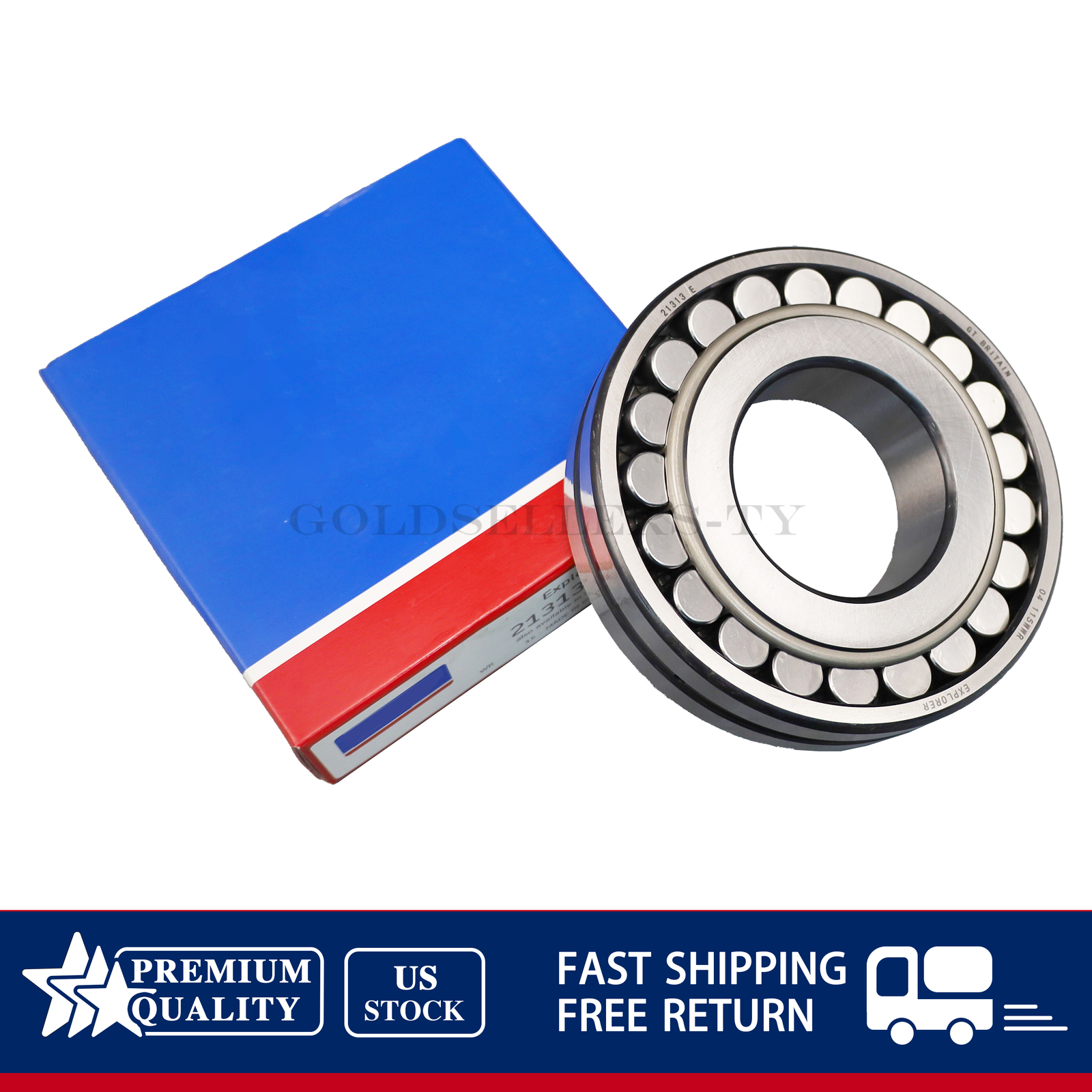 New Spherical Roller Bearings 65 x 140 x 33mm for SKF 21313 E / C3 21313 E