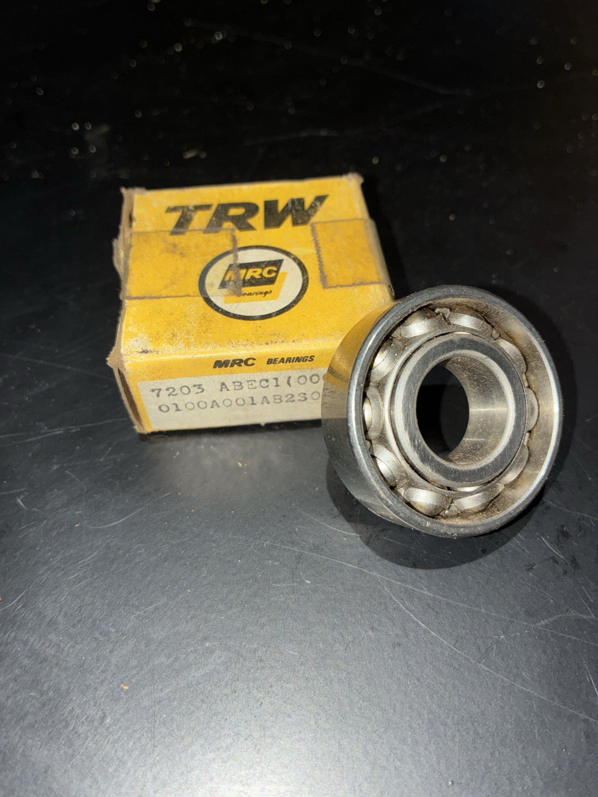 MRC 7203 Angular Contact Bearing – 17x40x12, Open, 29 ° Contact Angle, NOS