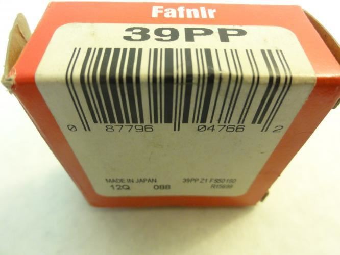 201585 New In Box; Fafnir 39PP Ball Bearing; 9mm Bore; 26mm OD; 8mm Width