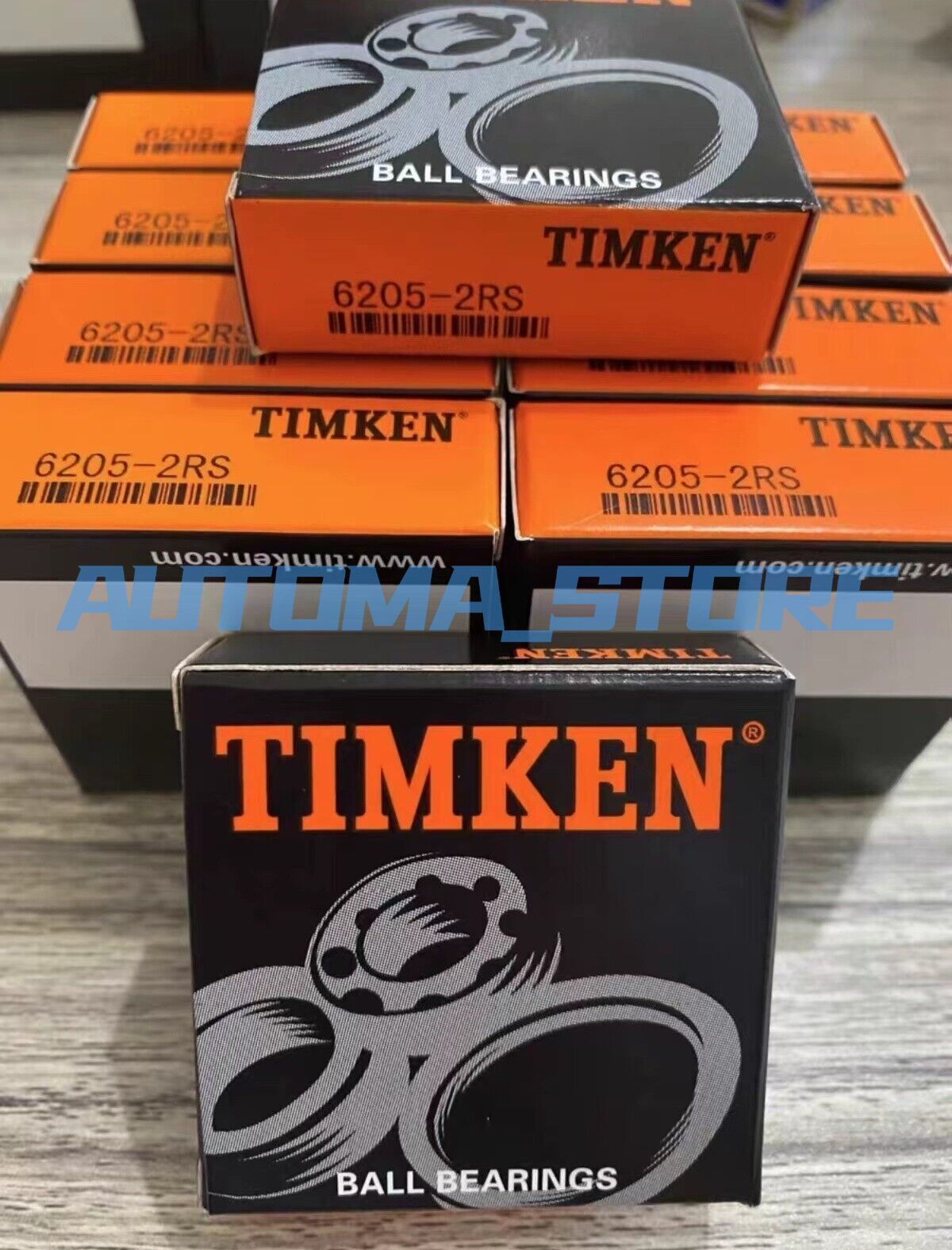1PC TIMKEN 6205-2RS Deep Groove Ball Bearing #AM