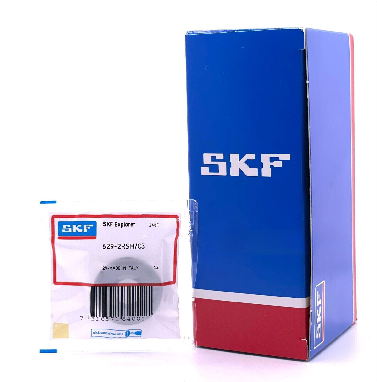NEW SKF 629-2RS C3 Deep Groove Ball Bearing, Rubber Sealed 9x26x8 629 2RS C3
