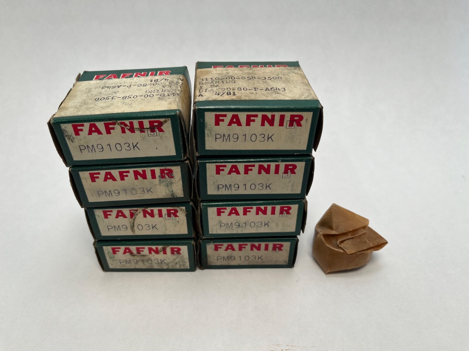 Fafnir PM9103K Ball Bearing 17x35x10 mm 6003-P6 PM-9103-K USA 8 Pcs
