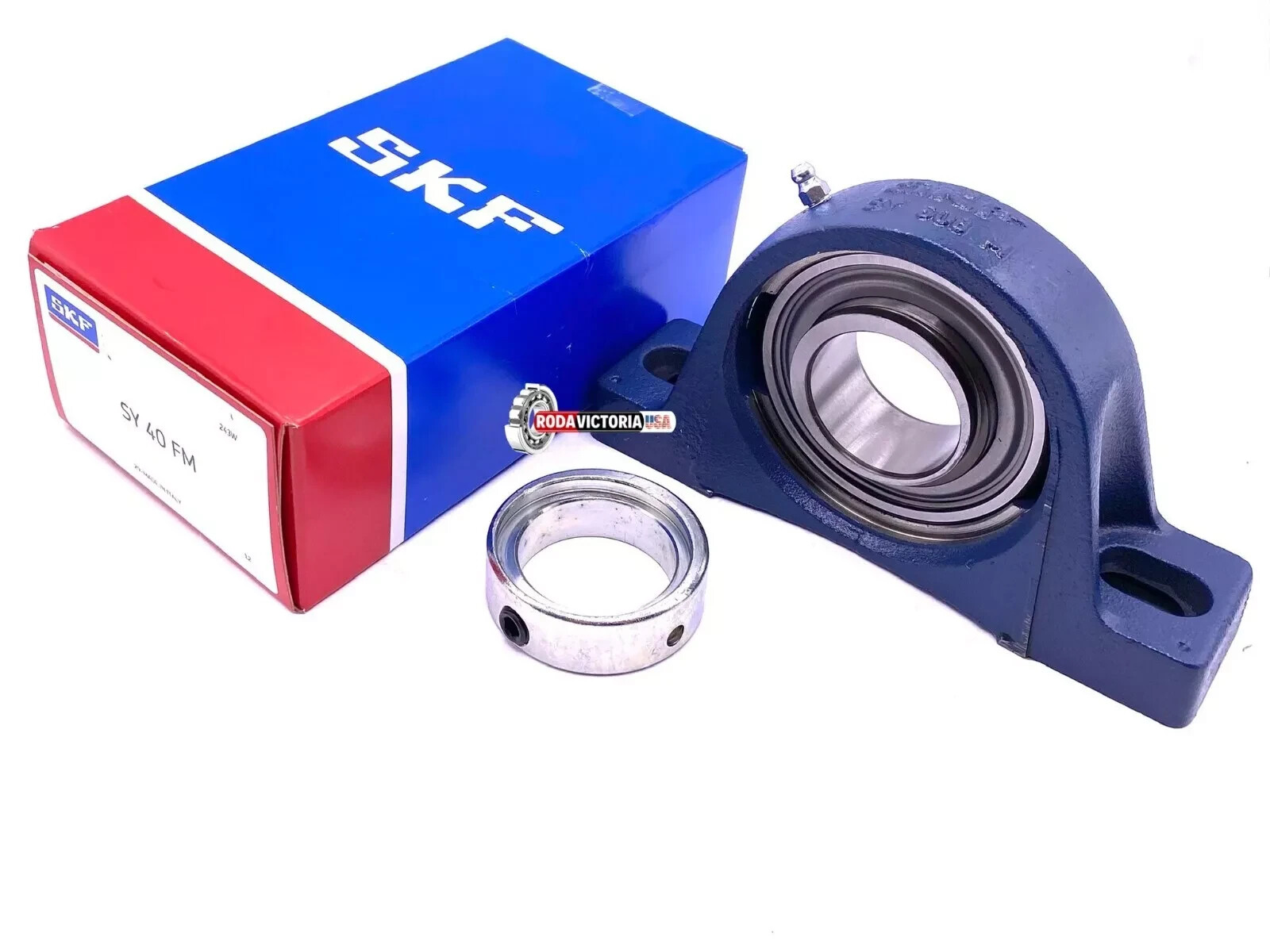 SKF SY40 FM Housing and Bearing Assembly 16208 + SG208S 40 mm Bore