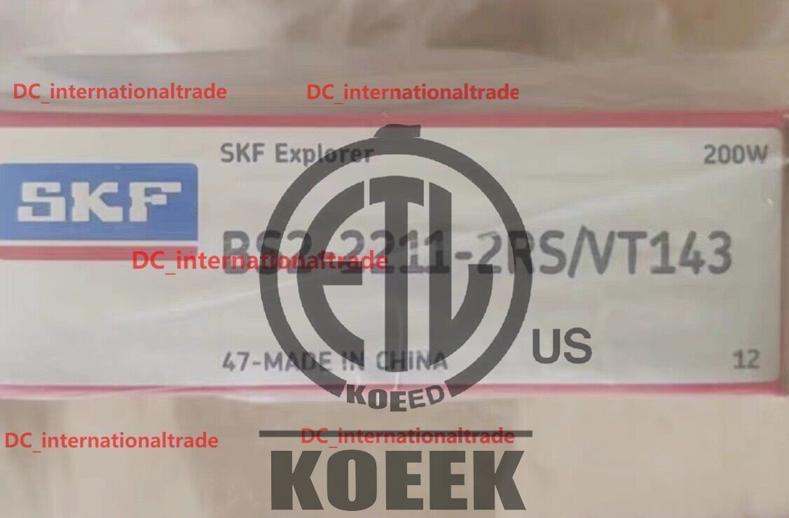 NEW SKF BS2-2211-2RS/VT143 spherical roller bearing 1PCS #DC