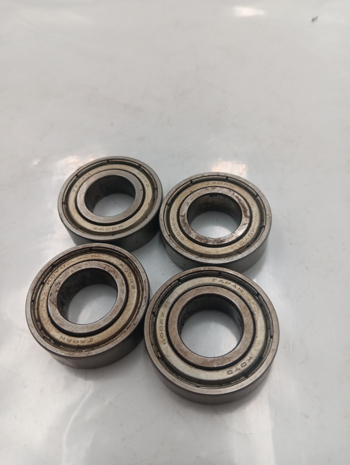 Lot of 4 6002-ZZ C3 Koyo Brand Metal Shield Ball Bearing 15x32x9 6002 2Z 6002Z