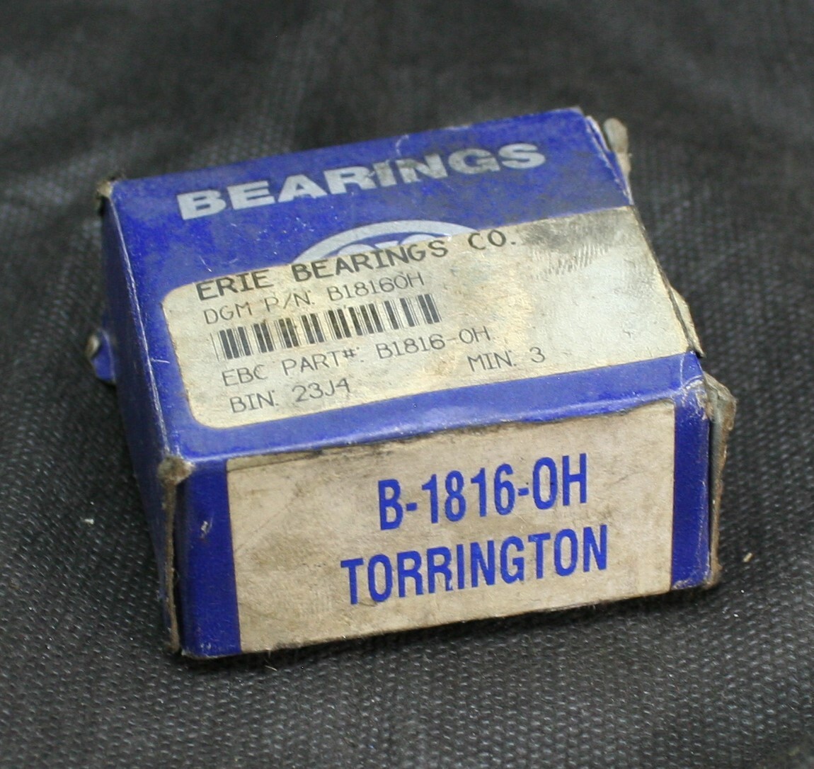 One (1) TORRINGTON B1816-OH Needle Roller Bearing 1-1/8″ Bore USA NEW