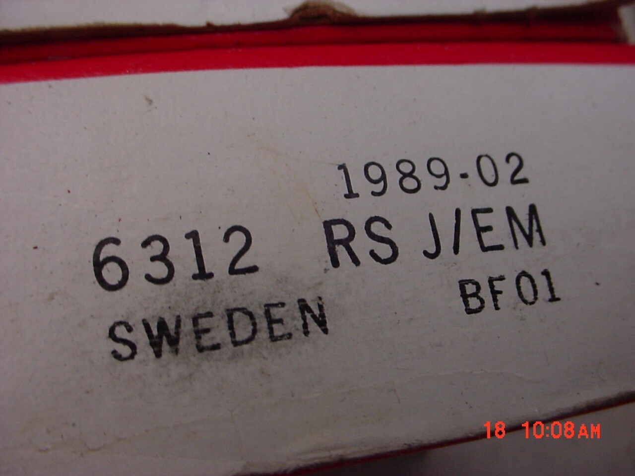 SKF 6312 JEM Deep Groove Ball Bearing