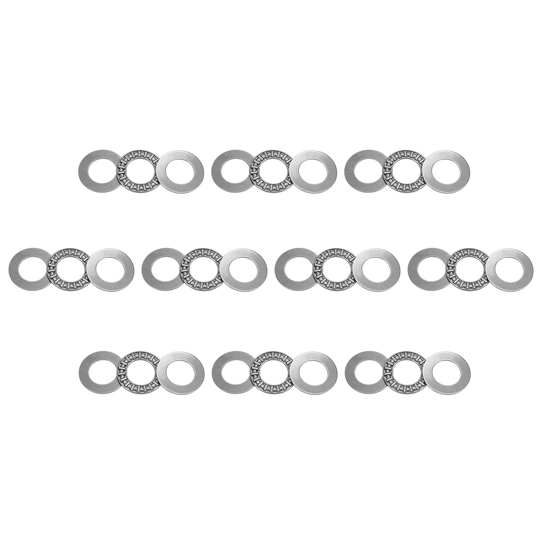 AXK1730 Thrust Needle Roller Bearings 17mmx30mmx2mm with AS1730 Washers 10pcs