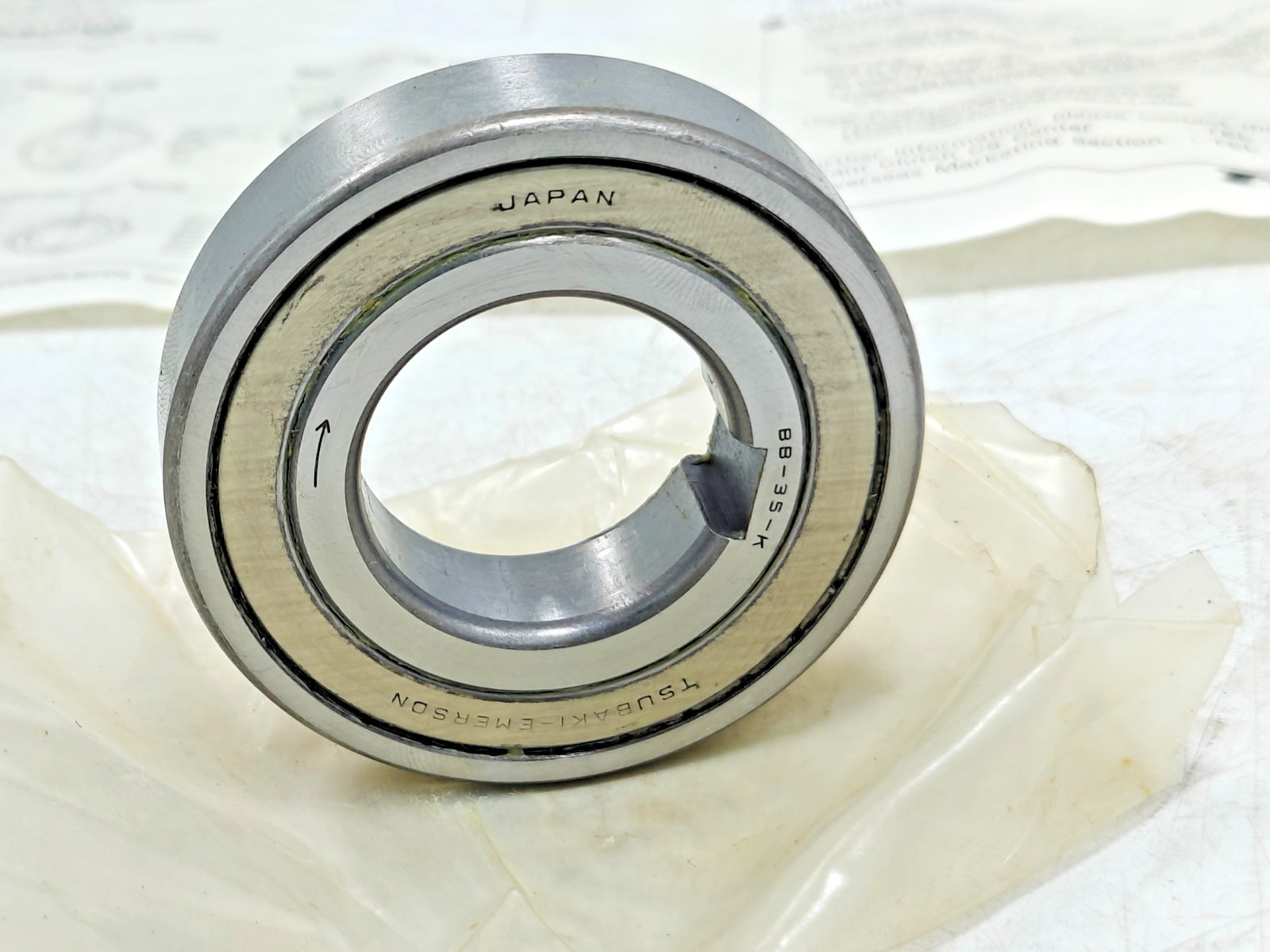 Tsubaki BB35-1K-K Cam Clutch Bearing 6207 One-Way Bearing 35x72x17mm