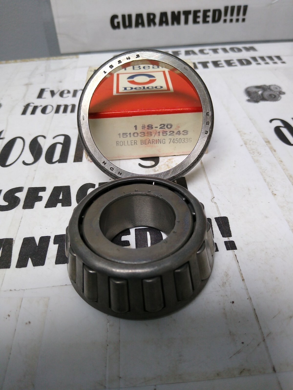 Delco NDH,#S-20 15103S/15243,Roller Bearing NOS