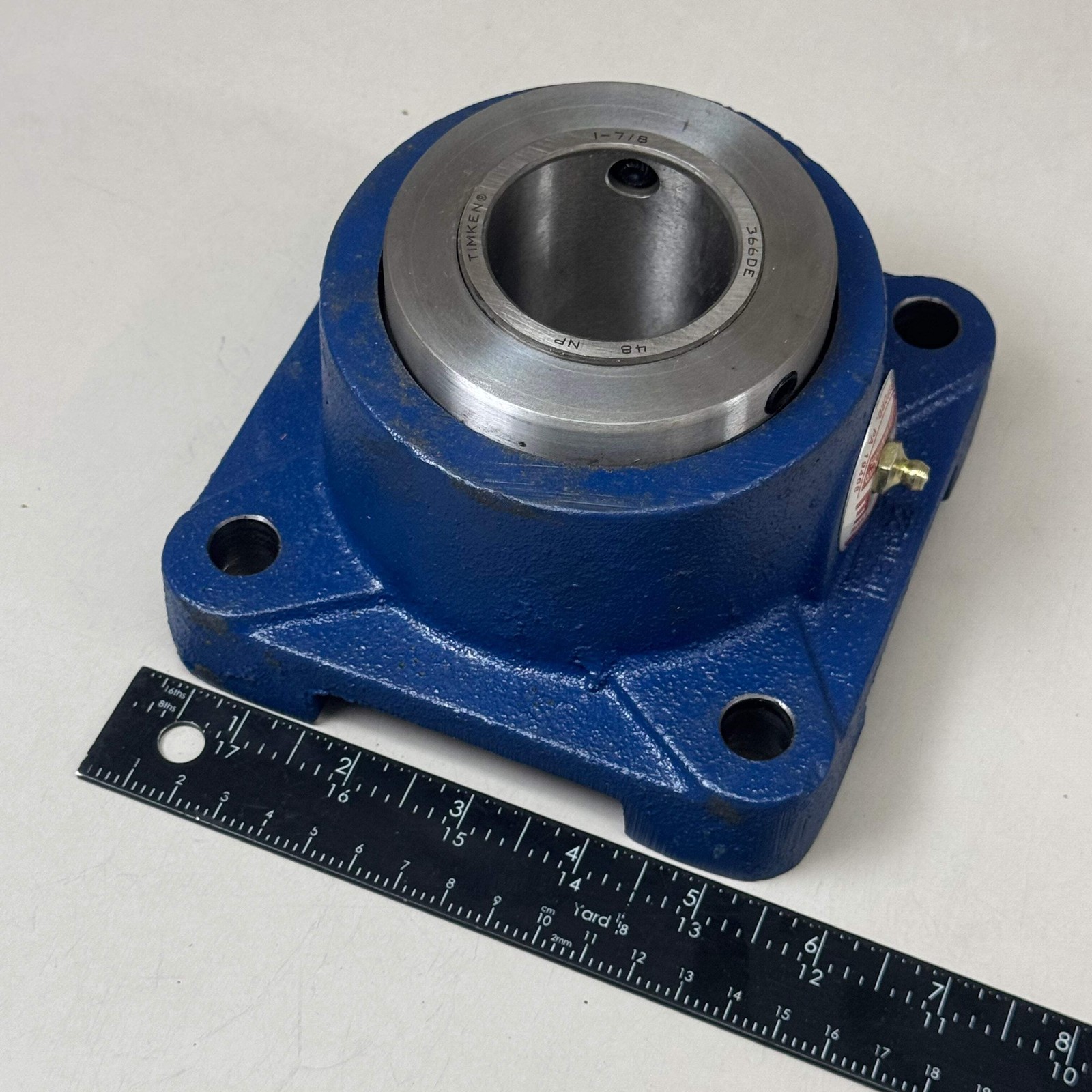 ROYERSFORD Type E 4-Bolt Square Flange Bearing 1-7/8″ Tapered Roller 20-05-0114