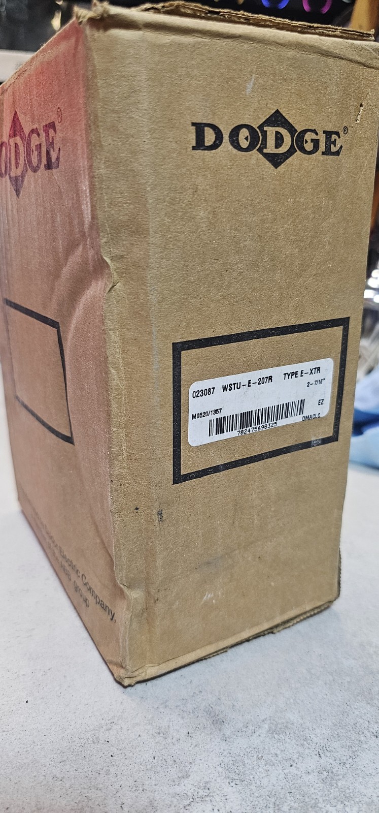 NEW 023087 Dodge WSTU-E-207R TYPE E-XTRA 2-7/16″ bore Wide Slot Baldor Bearing