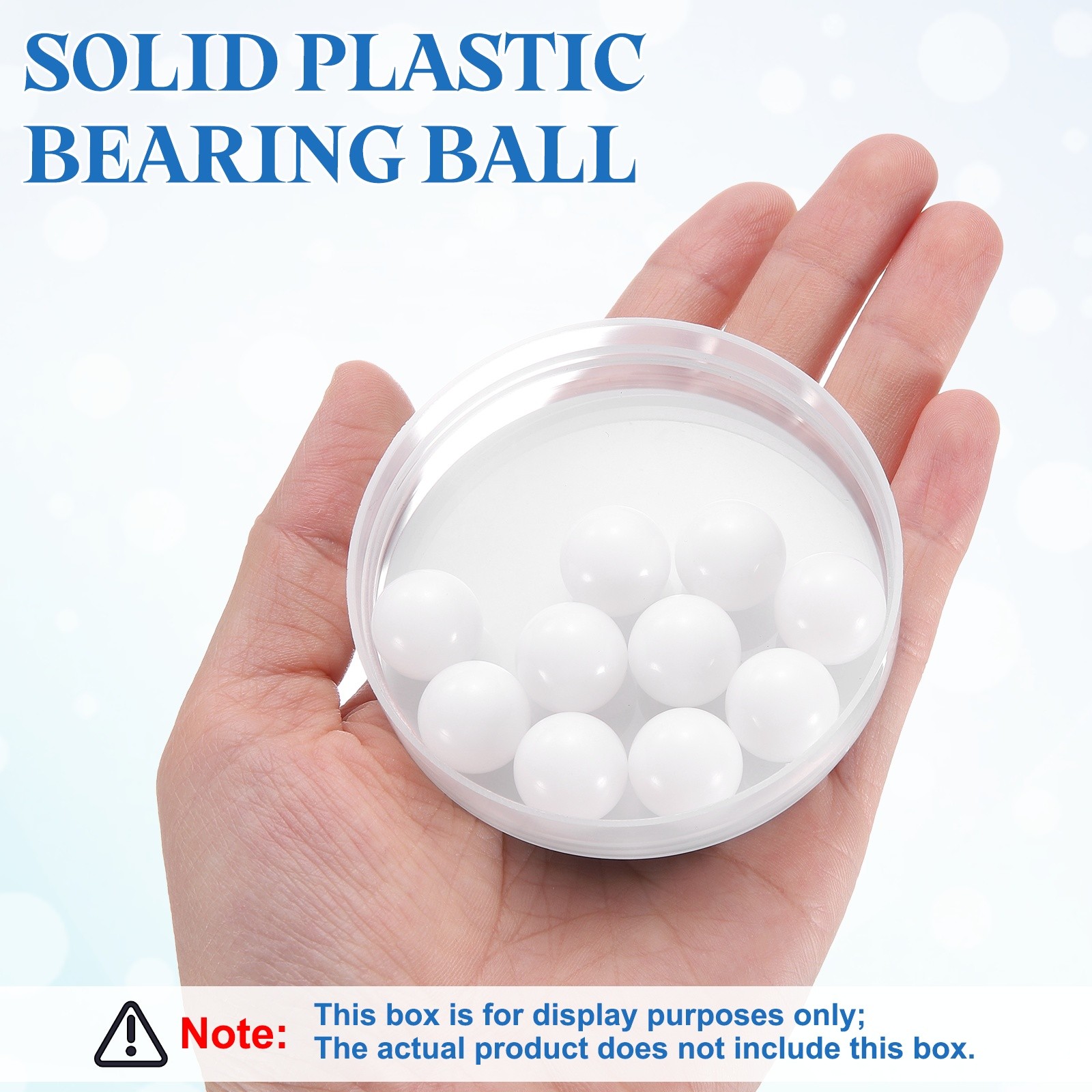 10 Pcs 14.288mm POM Bearing Balls Solid Plastic Bearing Ball Precision POM Balls