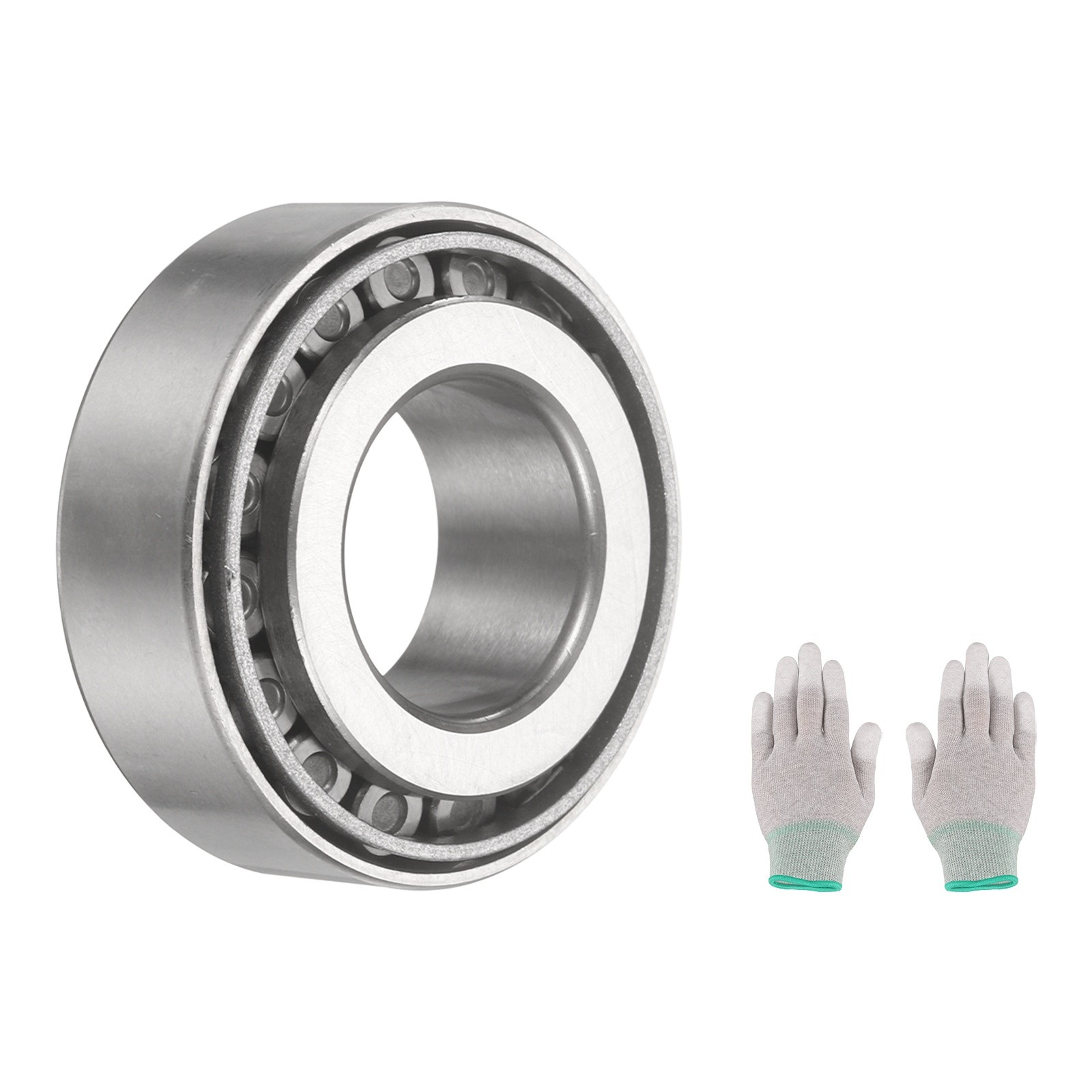 32205 Tapered Roller Bearing Cone and Cup, 25 x 52 x 19.25mm, with Gloves