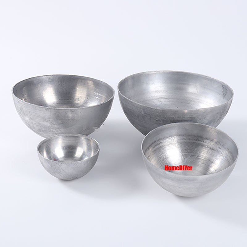 Aluminum Hemispheres Ø 20mm-380mm Metal Hollow Half Ball Alu Round Half Spheres