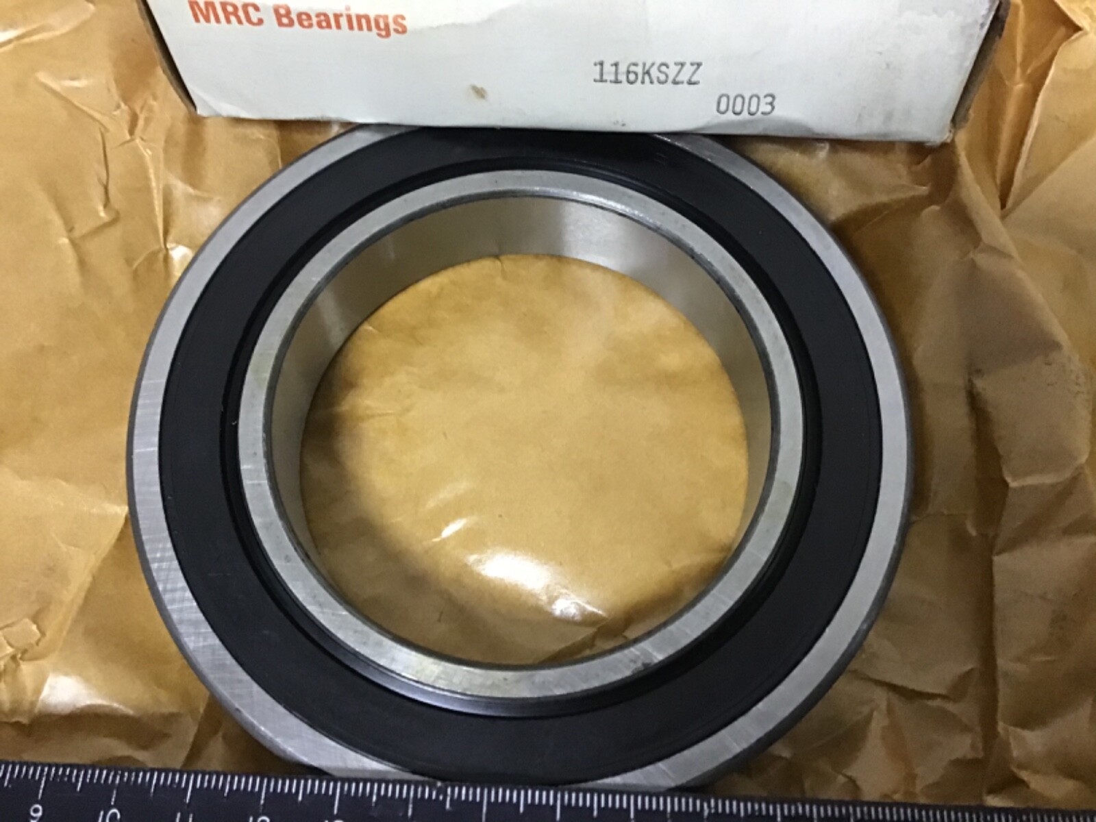 New. MRC 116KSZZ Deep Groove Bearing, 80mm ID, 125mm OD, 22mm Width