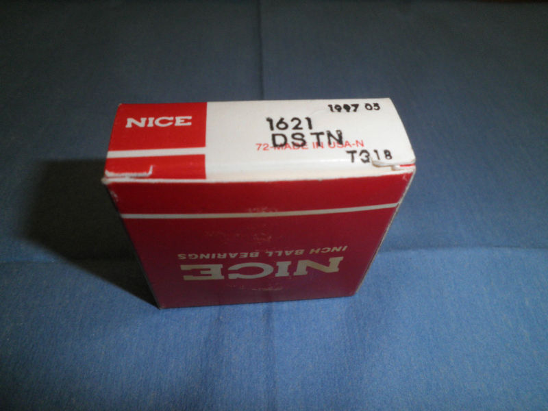 Nice Inch Ball Bearing, Model: 1621-DSTN. New Old Stock.