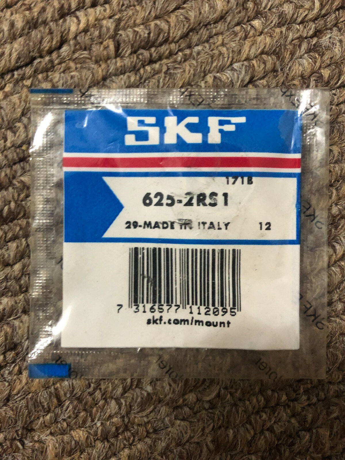 625-2RS1 SKF 5x16x5mm SKF Rubber Sealed Deep Groove Ball Bearing