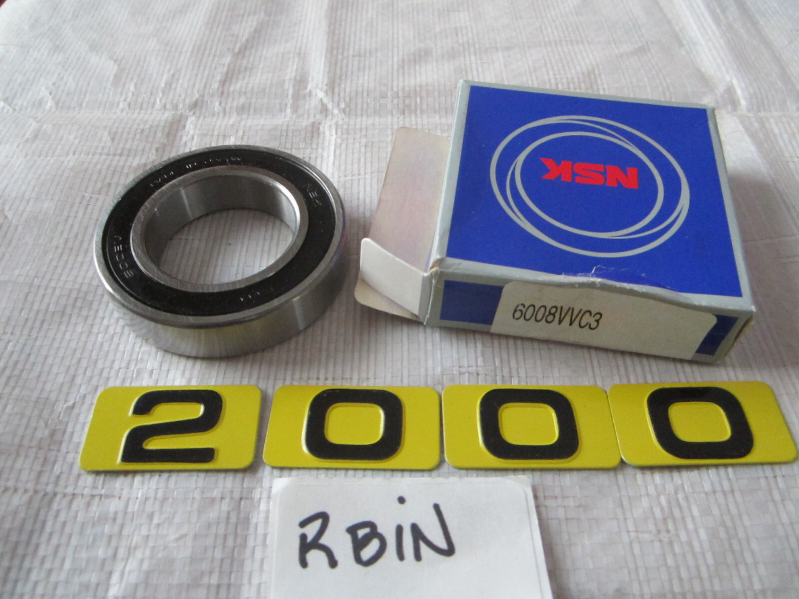 NSK 6008VVC3 RUBBER SEALED BALL BEARING