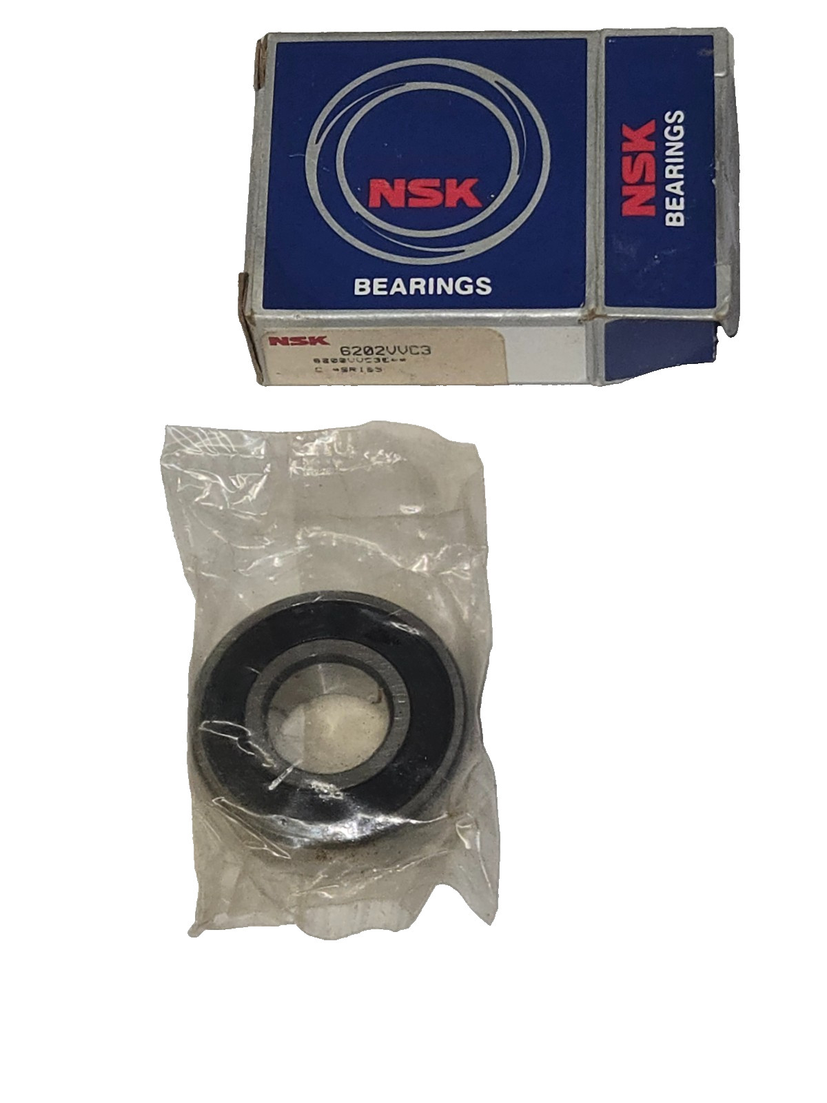 NSK 6202VV C3 15mm X 35mm X 11mm Sealed Bearing