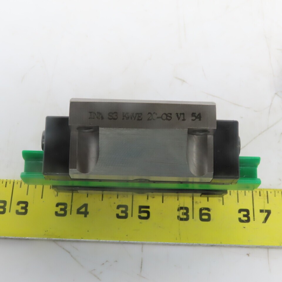INA KWVE-20-0S Linear Guide Rail Caged Ball Bearing Lot of 2