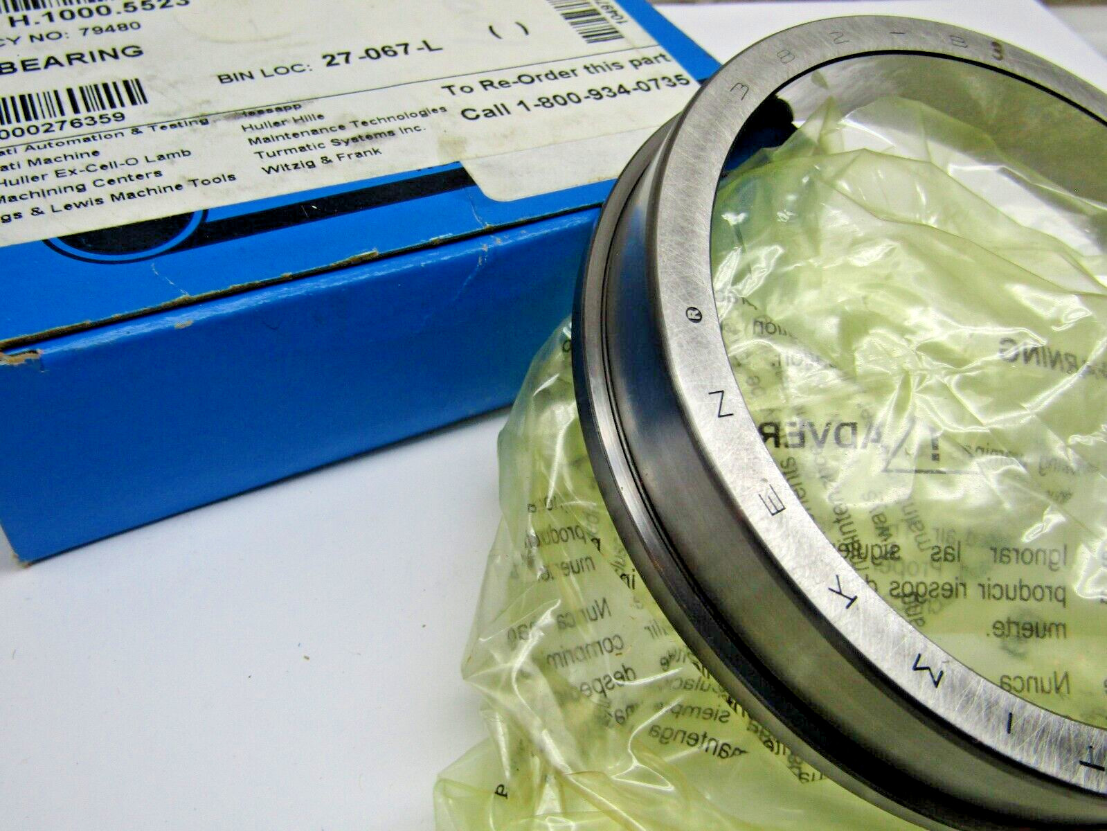 Timken 382-B -30000 *3 Class 3 Prec. Flanged Tapered Roller Bearing Cup 79480