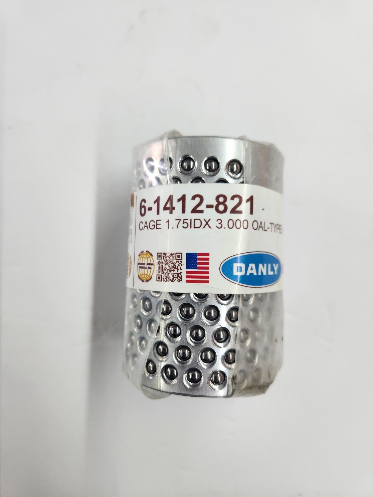 Danly 6-1412-821 Ball Bearing Cage 1-3/4” ID, 3” L NEW IN PACKAGE