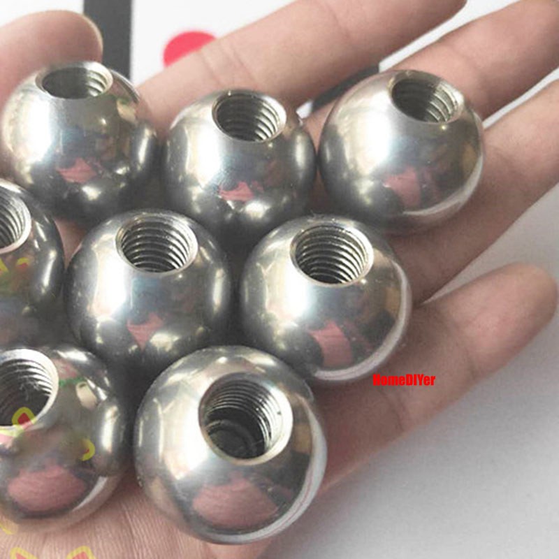 Stainless Steel Drilling Balls Female Thread M6 M8 M12 Blind Hole Ball Knob Nut