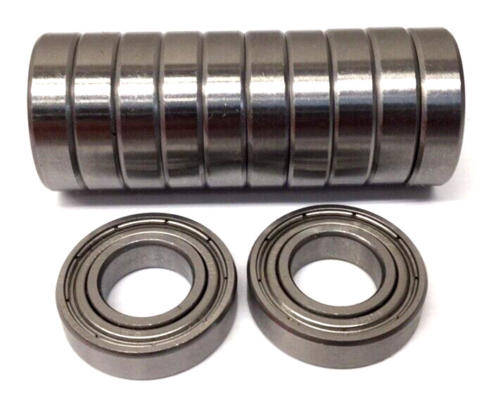 RBI 6901ZZ Ball Bearing Double Shielded 12mm ID 24mm OD 6mm Width (Pack Of 12)