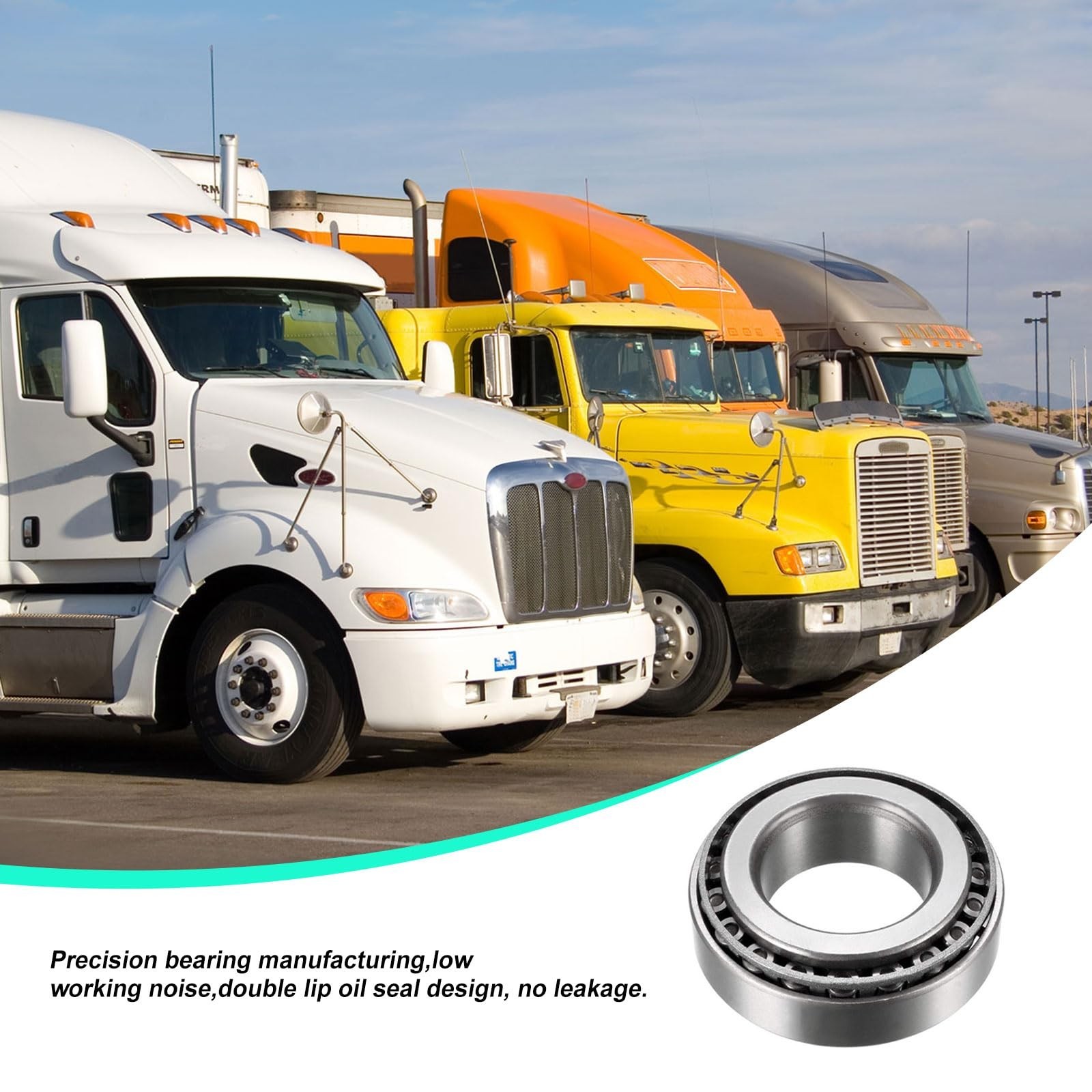 2 Set Boat Trailer Axle Bearing Kits L44643/L44610 and 12192TB Seals OD 1.980…