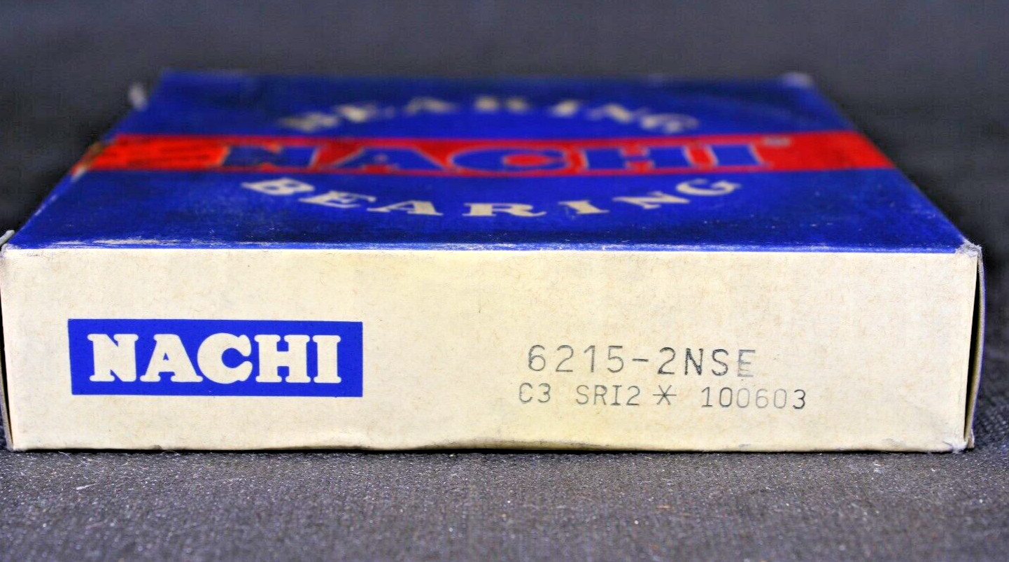 One (1) Nachi 6215 2NSE C3 SRI2 Deep Groove Bearing 75MM ID NEW 100603