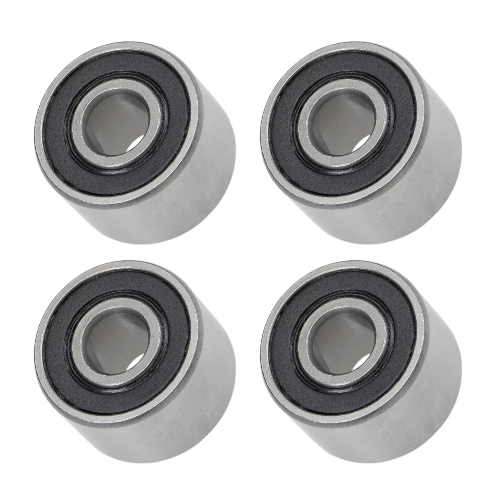 Deep Groove Ball Bearings 608-14-2RS 8x22x14mm 4Pcs Chromium Steel Double Sealed