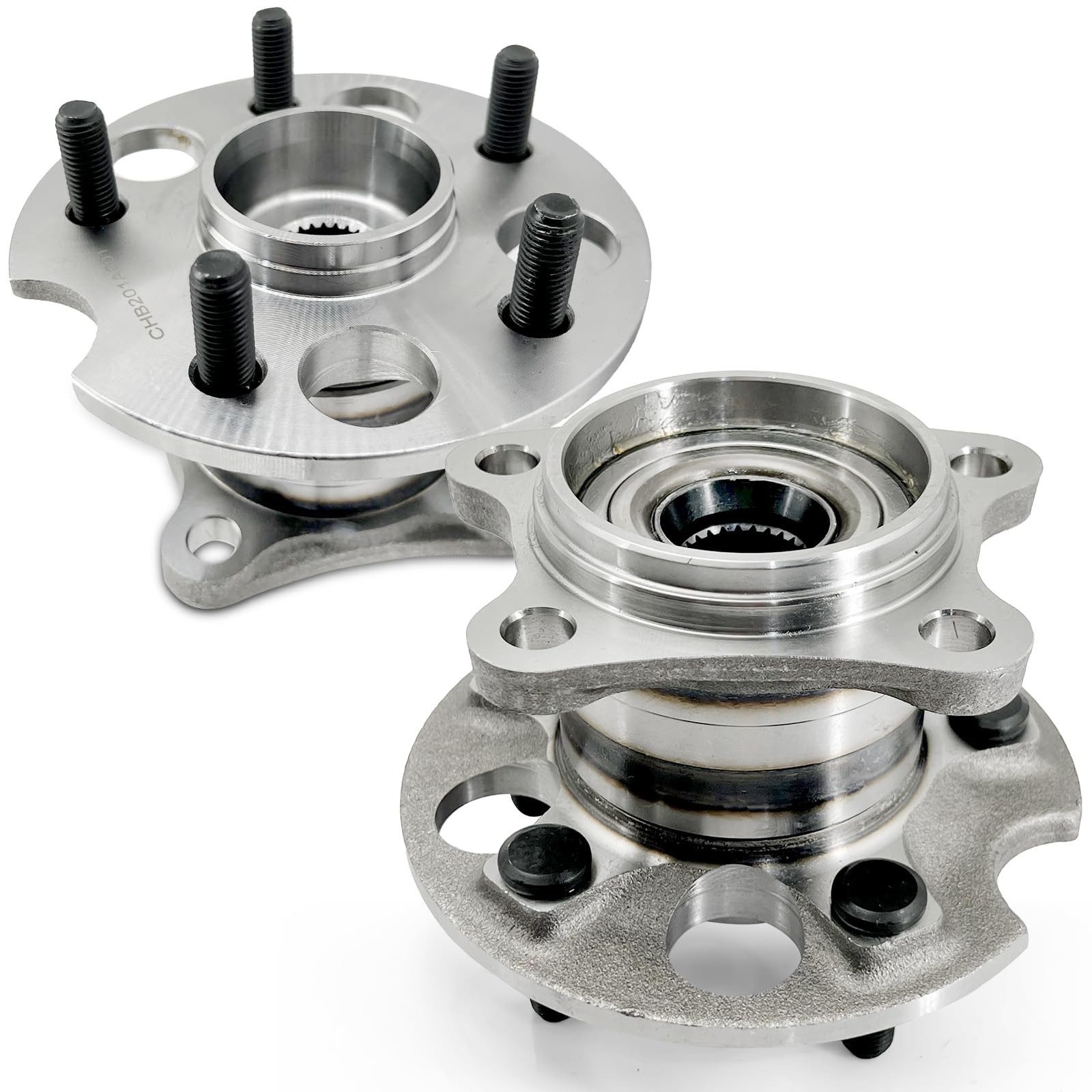 Pair 512284 Rear Wheel Bearing Hub Assembly Compatible with Toyota Highlander…
