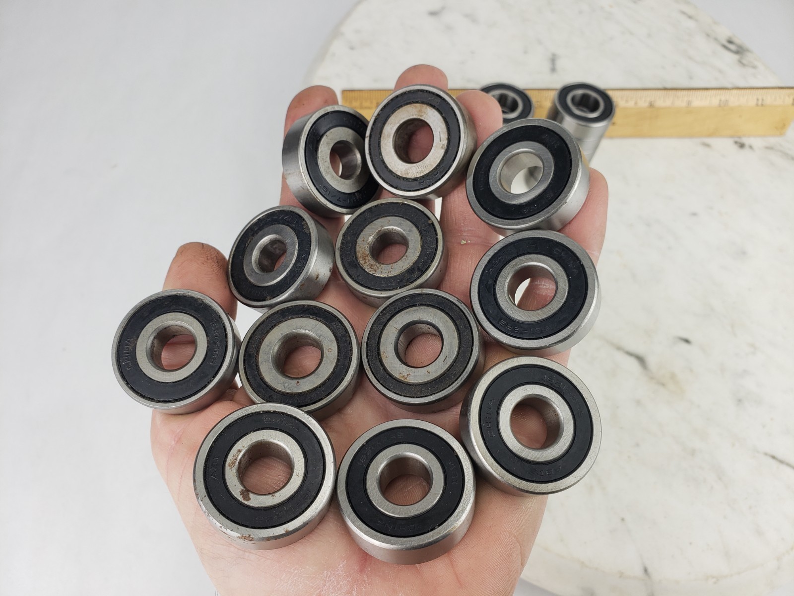 100+ Shield Ball Bearing Lot – Invacare 6201Z 1621 6301 99502 7/16″ 1/2 Bearings