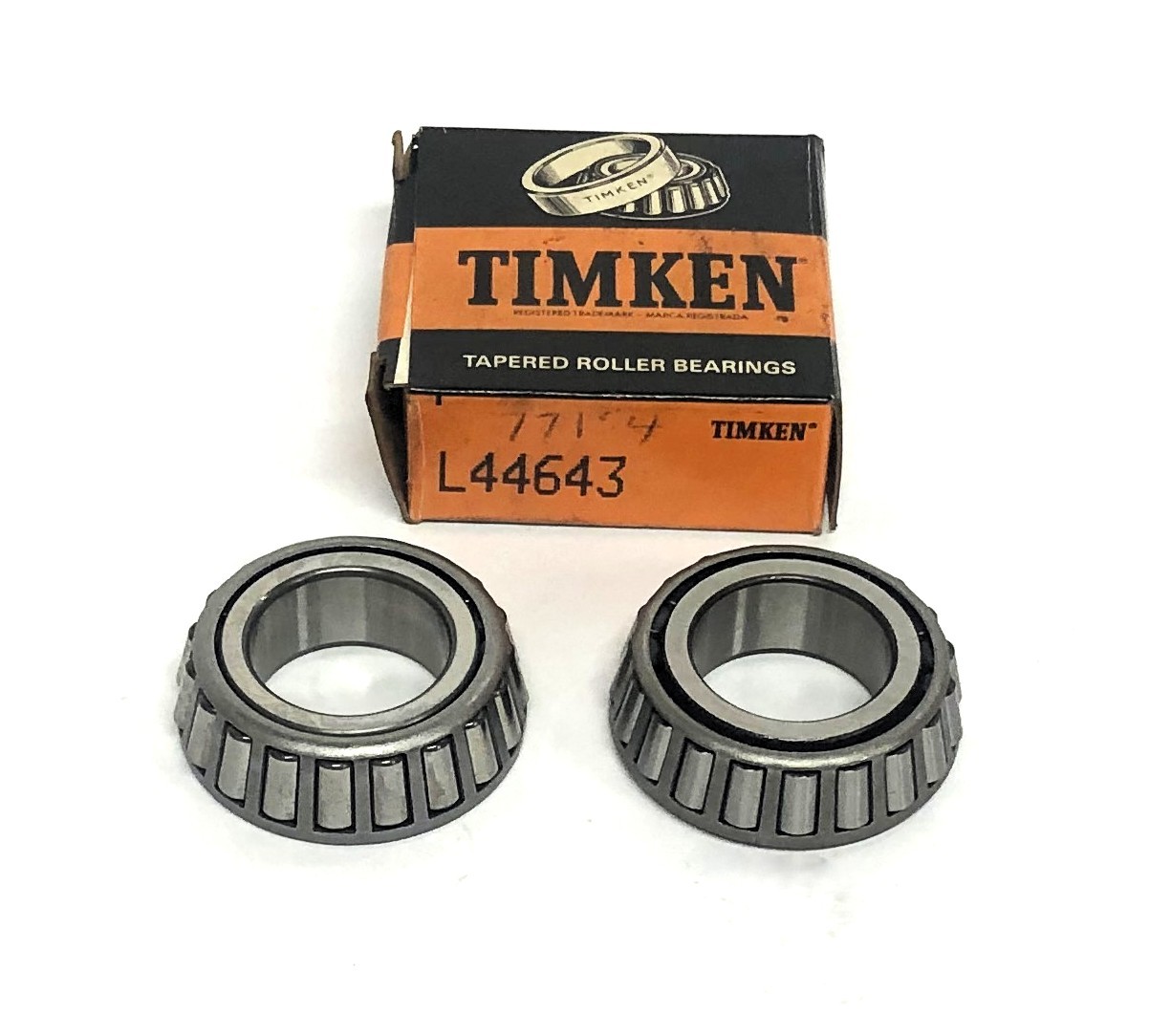 Timken Tapered Roller Bearing L44643 [Lot of 2] NOS