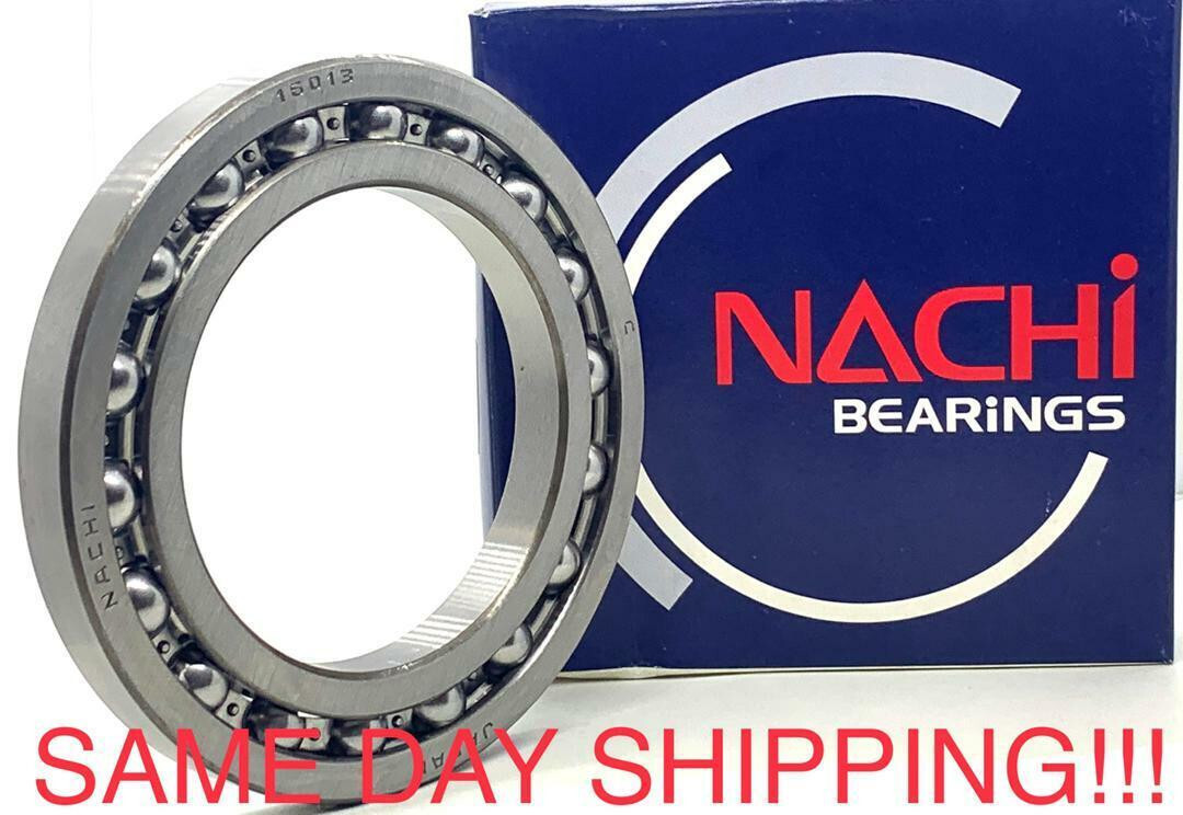 NACHI JAPAN 16013 DEEP GROOVE BALL BEARING OPEN TYPE NO SEALS 65x100x11 mm