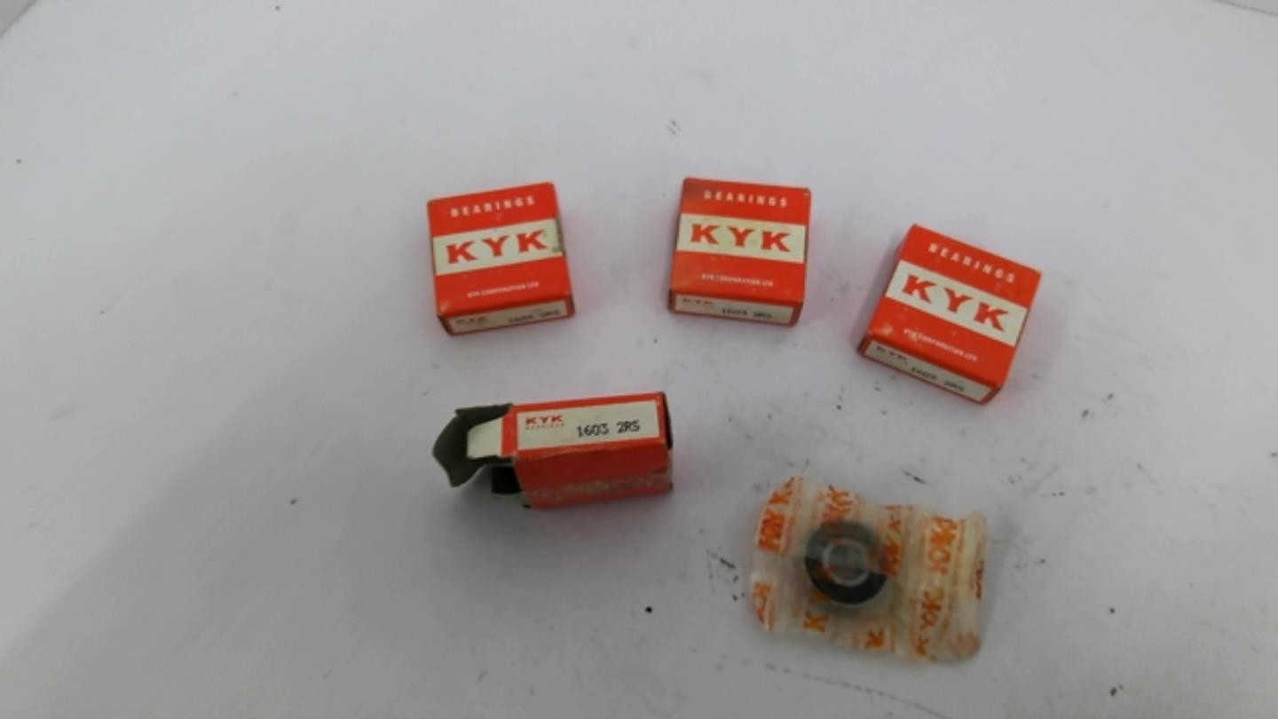 KYK 1603 2RS Bearing Lot of 4