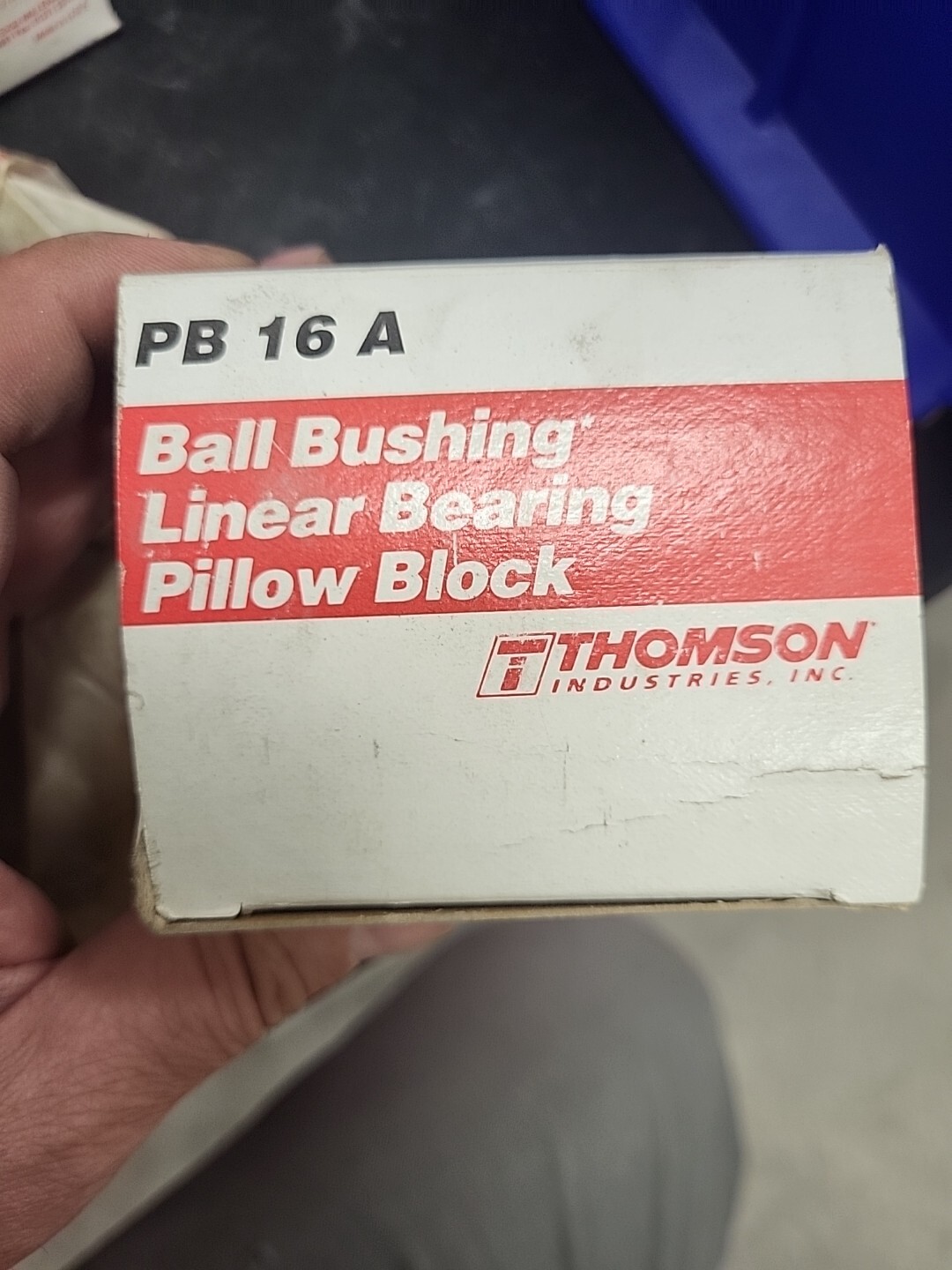 (3) NEW in BOX THOMSON Industries PB16A- BALL BUSHING BEARING PILLOW BLOCK, 1″