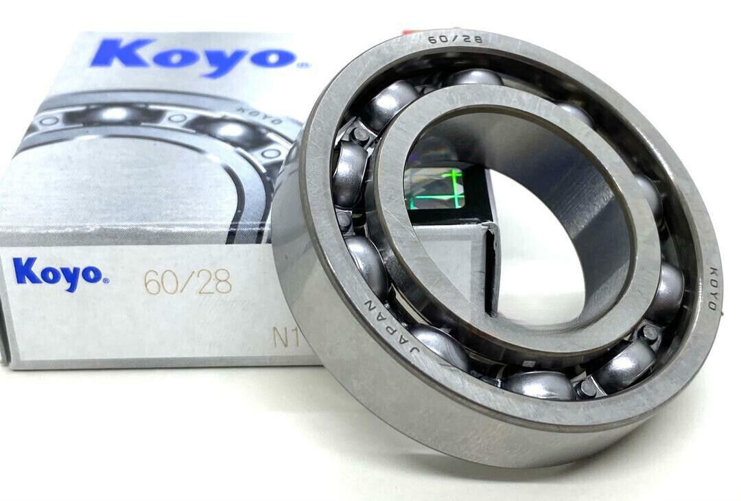KOYO 60/28 C3 DEEP GROOVE BALL BEARING, OPEN TYPE, NO SEALS 28x52x12 mm