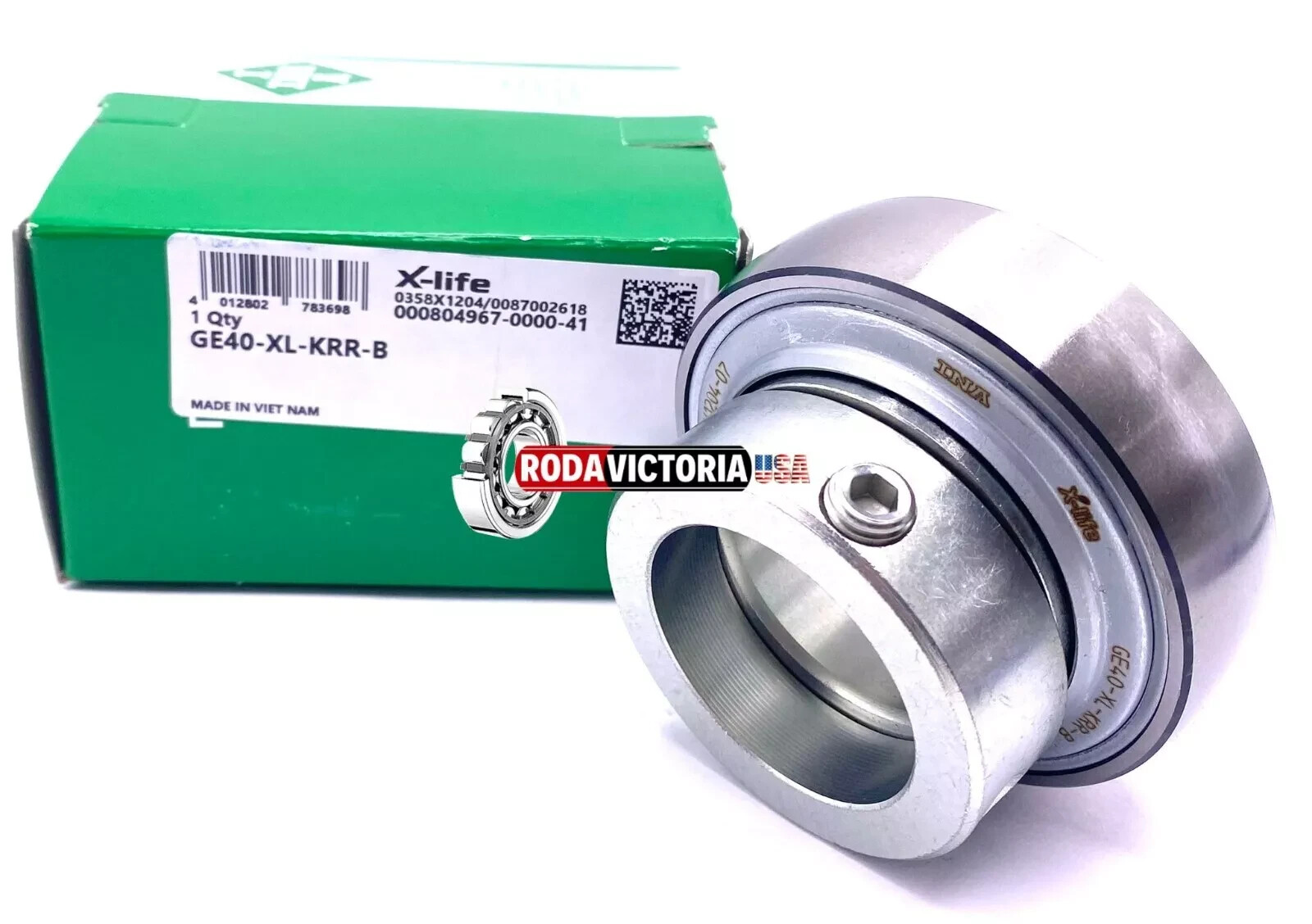 INA GE40 XL KRRB RADIAL INSERT BALL BEARING 40x80x56.50 mm