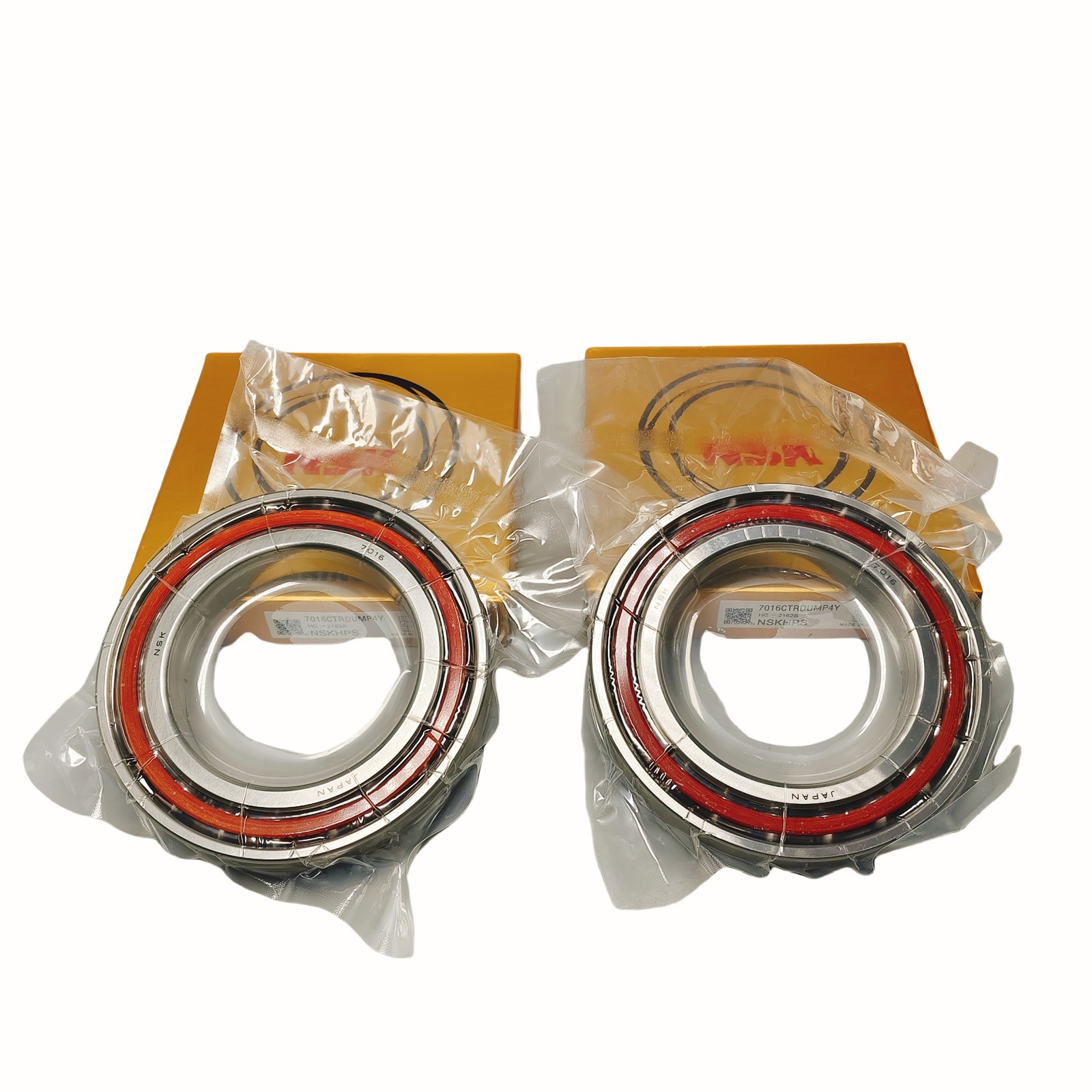 NEW Angular Bearing for 80x125x22mm NSK 7016CTRDUMP4Y 7016-CTR-DUM-P4Y 2pcs
