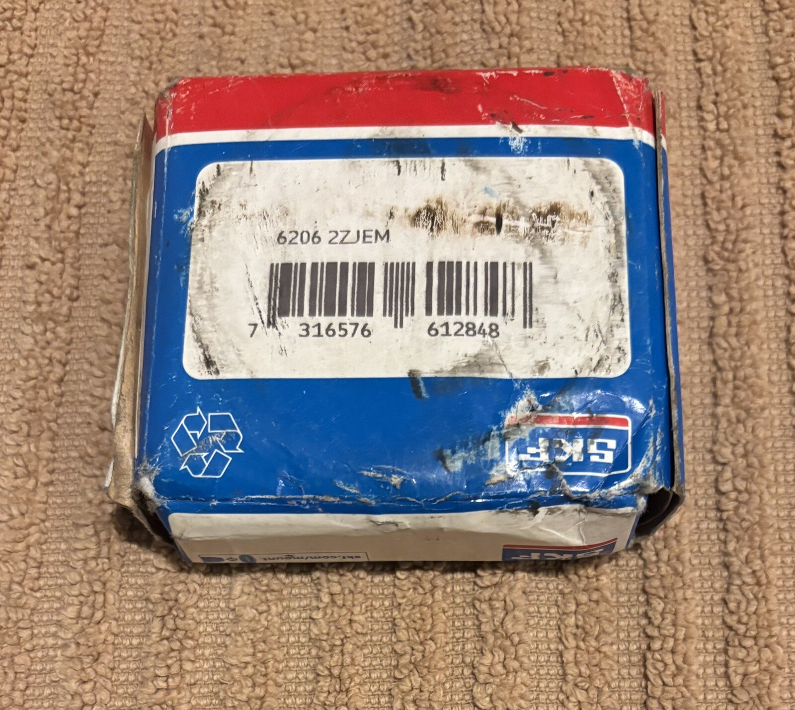 SKF 6206 2ZJEM – Deep Groove Ball Bearing FREE SHIPPING!