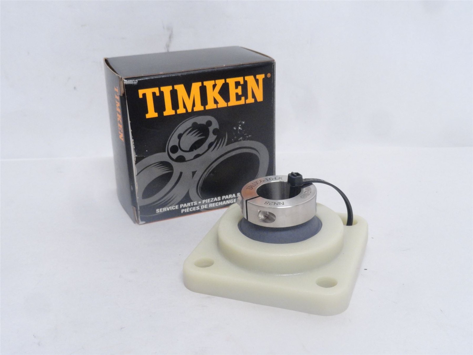 246447 New In Box; Timken NA4GC7-16-LK Poly Flange Bearing; 1″ID; 4-Bolt