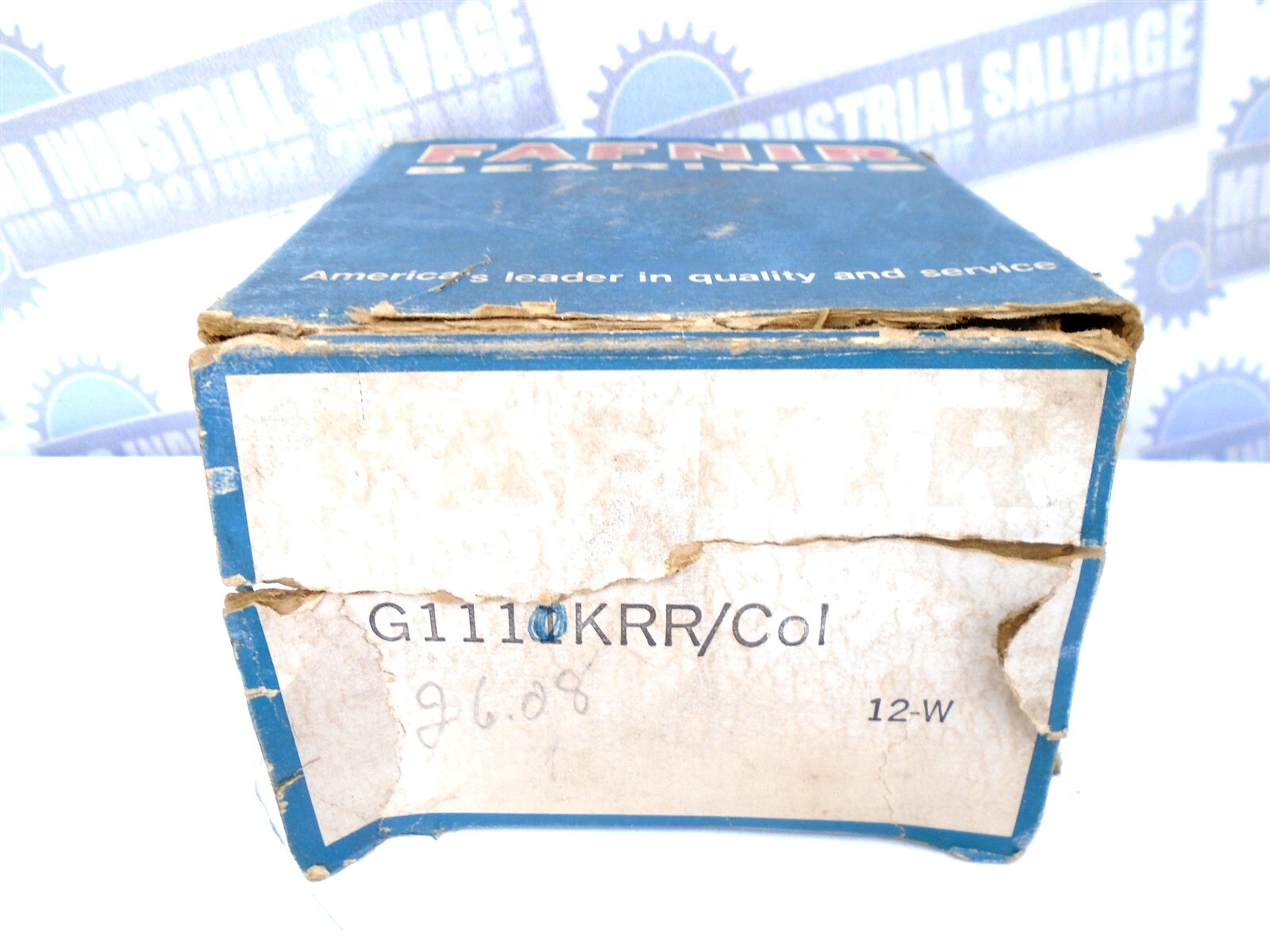 Fafnir – G1110KRR + Col – Insert Bearing w/ COLLAR – 42.86mm x 85mm x 22mm (NIB)