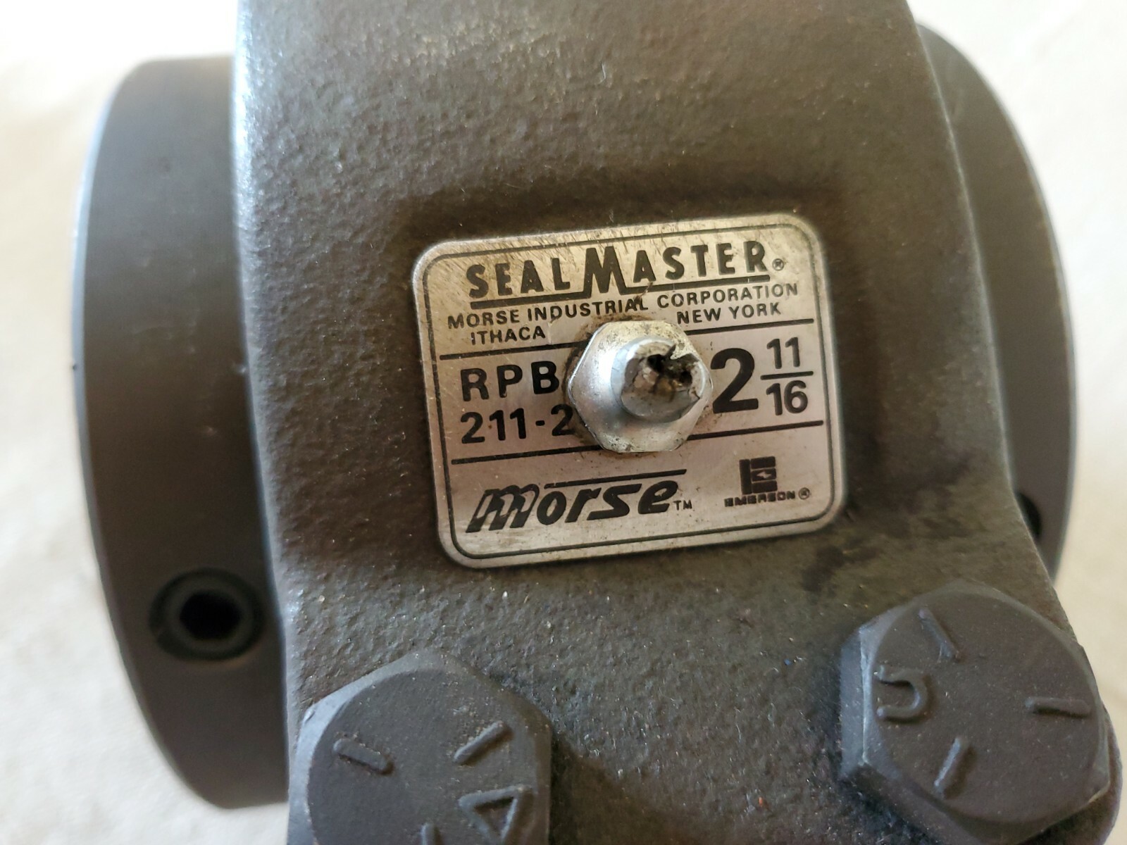 Sealmaster Morse RPB 211-2 Tapered Roller Bearing Pillow Block 2-11/16″ Bore